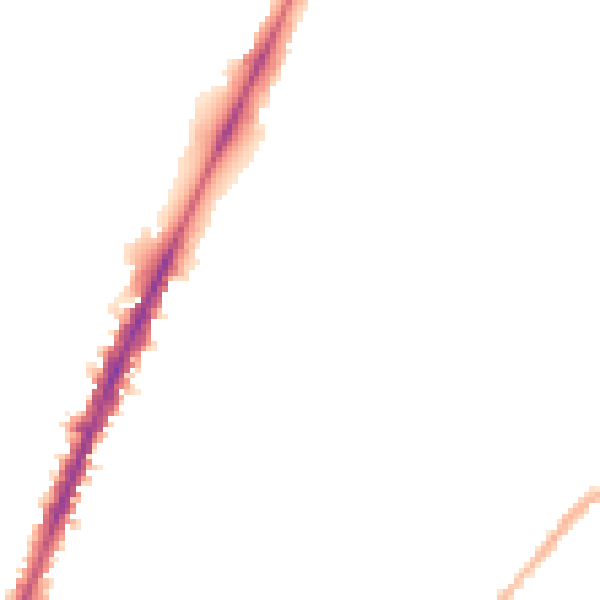Night-time road noise heatmap for NG5 4AX