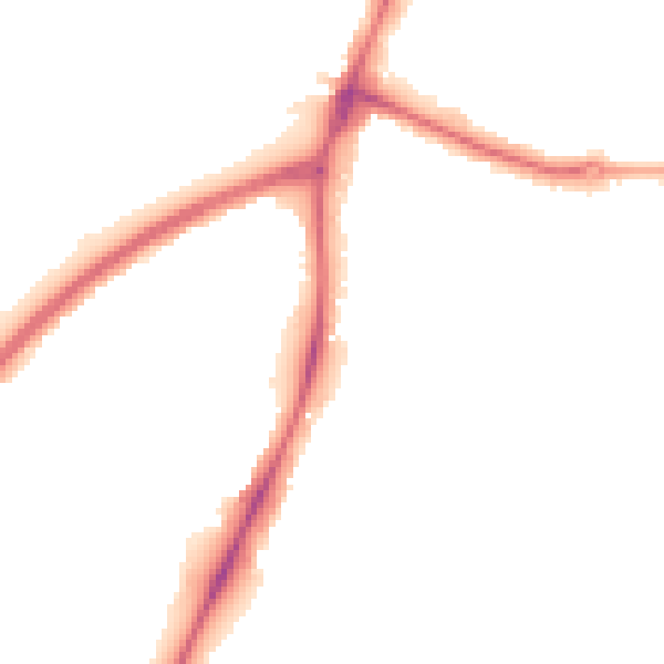 Night-time road noise heatmap for NG5 4BJ