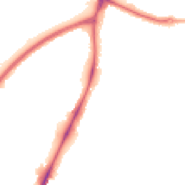 Night-time road noise heatmap for NG5 4FP