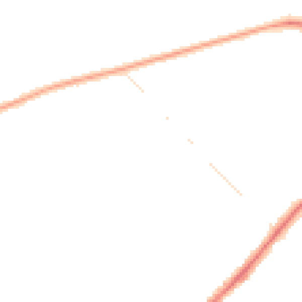 Night-time road noise heatmap for NG5 4LX