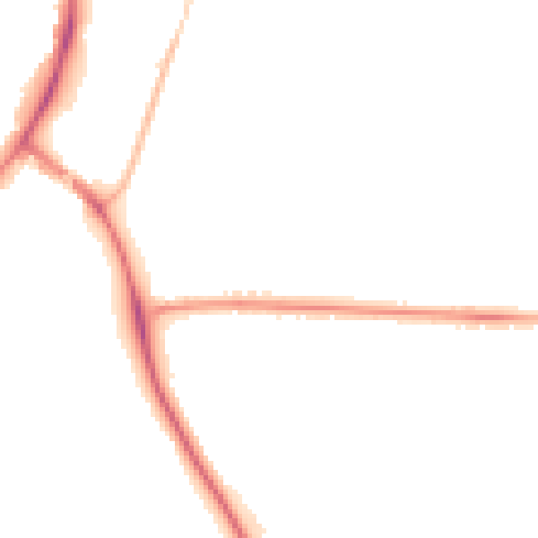 Night-time road noise heatmap for NG5 5AL