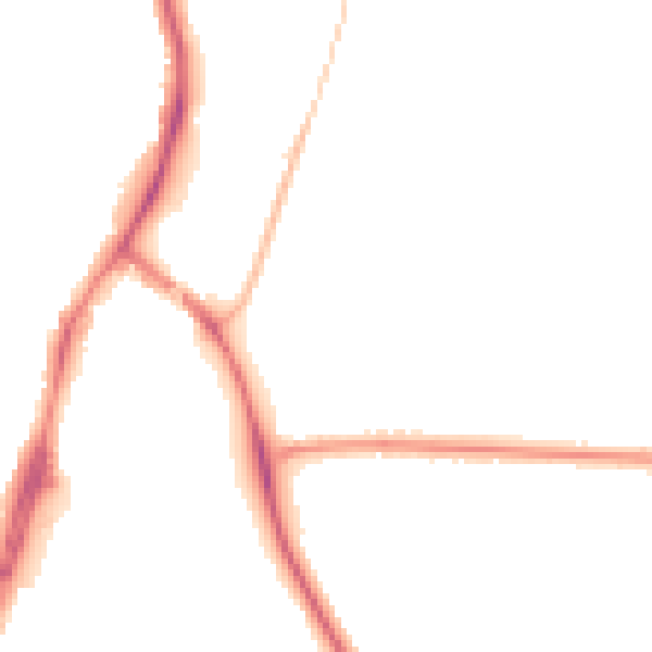 Night-time road noise heatmap for NG5 5AX