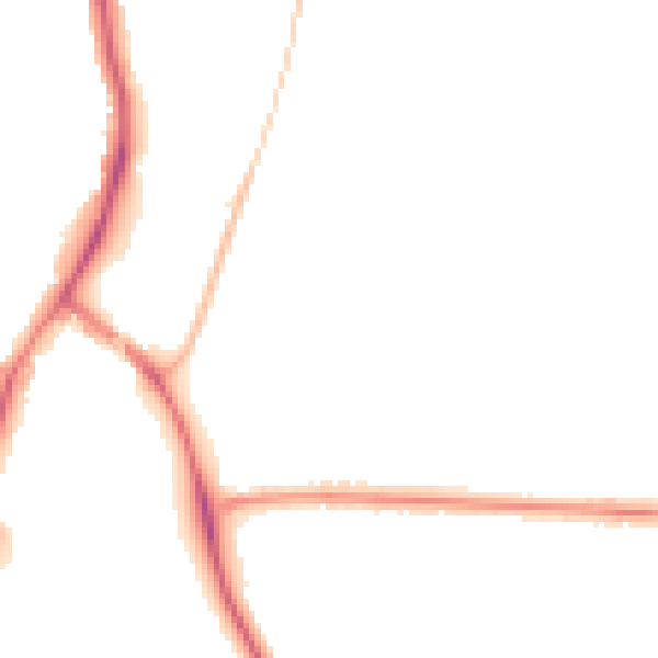 Night-time road noise heatmap for NG5 5AY