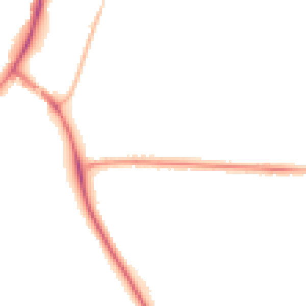 Night-time road noise heatmap for NG5 5BX
