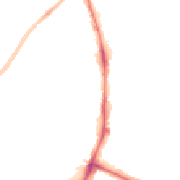 Night-time road noise heatmap for NG5 6AZ