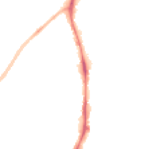 Night-time road noise heatmap for NG5 6BR