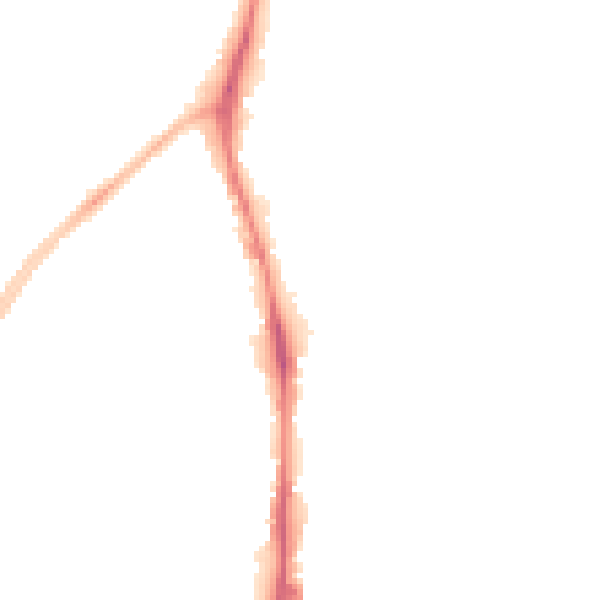 Night-time road noise heatmap for NG5 6BW