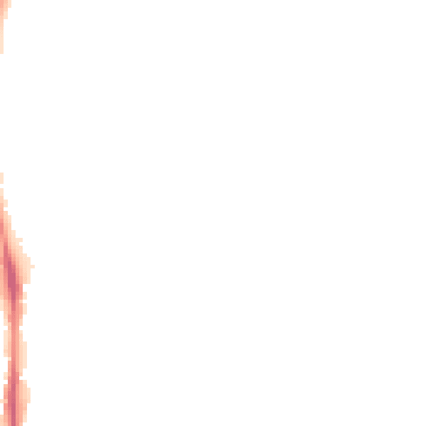 Night-time road noise heatmap for NG5 6NA