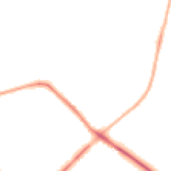Night-time road noise heatmap for NG5 6RH