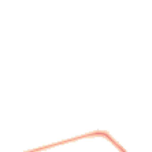 Night-time road noise heatmap for NG5 7LL