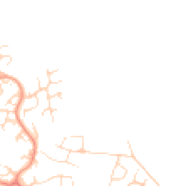 Daytime road noise heatmap for NG5 8ND