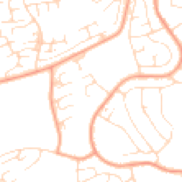 Daytime road noise heatmap for NG5 9HB