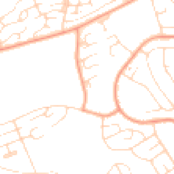 Daytime road noise heatmap for NG5 9HN