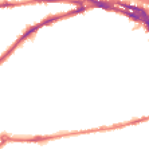 Night-time road noise heatmap for NG7 1BJ