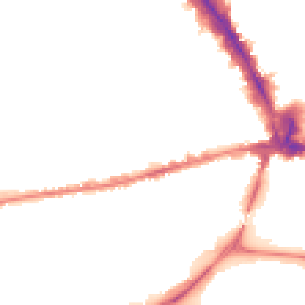 Night-time road noise heatmap for NG7 1DF