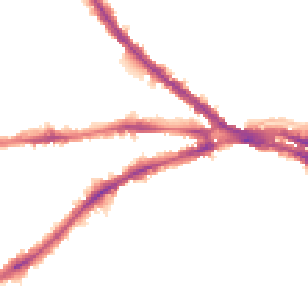 Night-time road noise heatmap for NG7 1NJ