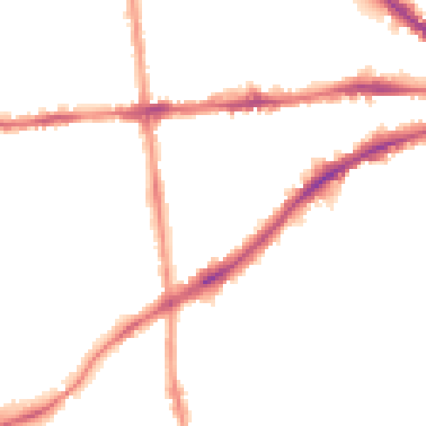 Night-time road noise heatmap for NG7 1QB