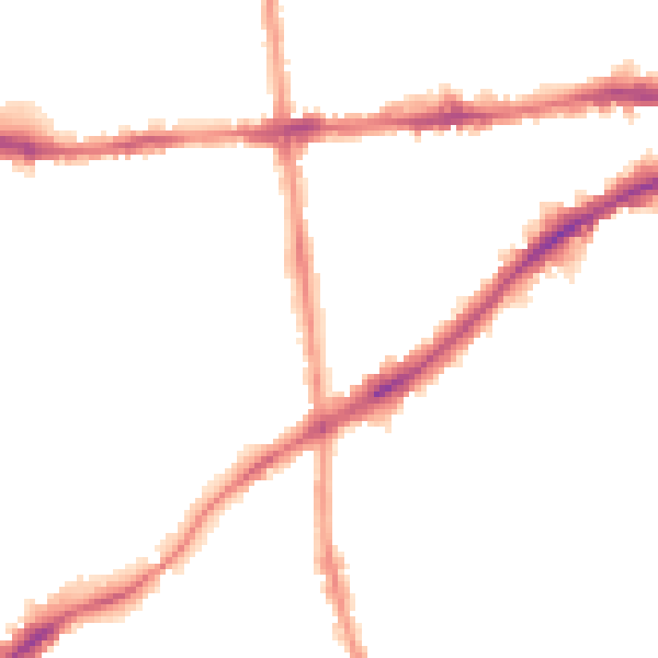 Night-time road noise heatmap for NG7 1QT