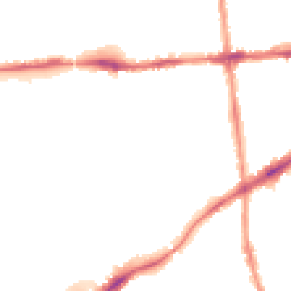 Night-time road noise heatmap for NG7 2FN
