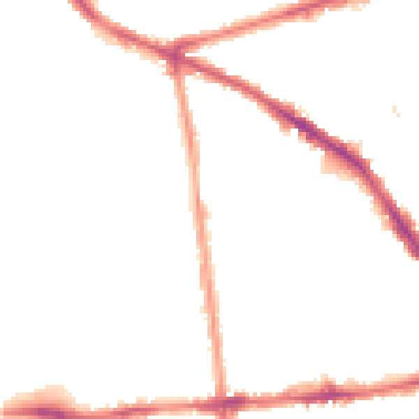 Night-time road noise heatmap for NG7 3AQ