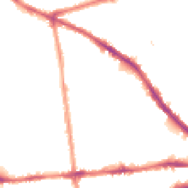 Night-time road noise heatmap for NG7 3AX