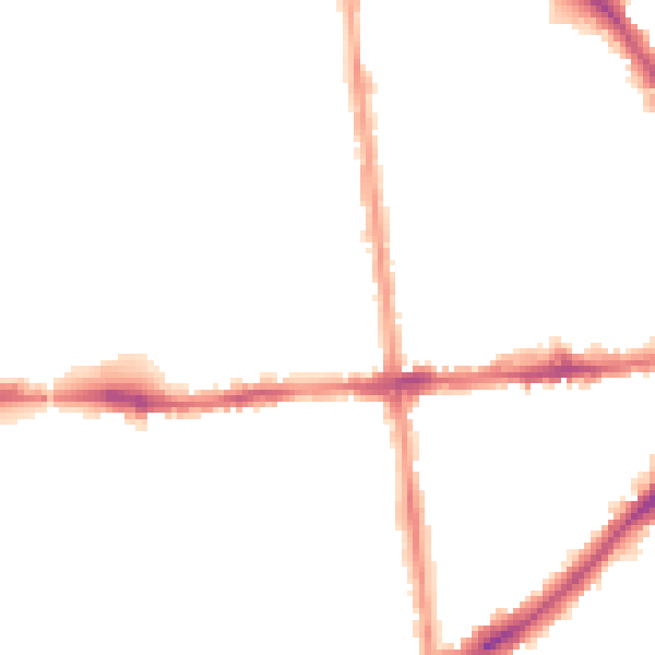 Night-time road noise heatmap for NG7 3BT
