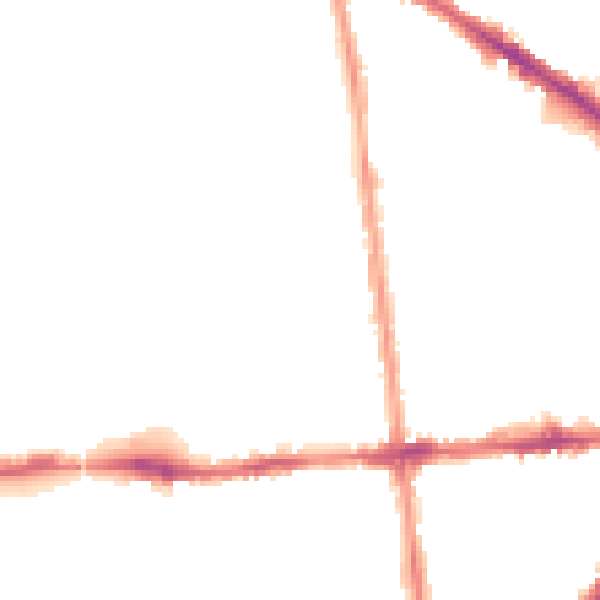 Night-time road noise heatmap for NG7 3FE