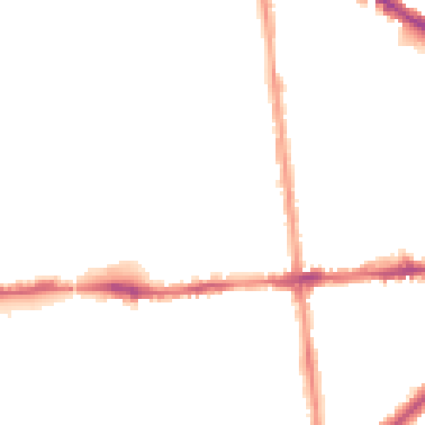 Night-time road noise heatmap for NG7 3FS