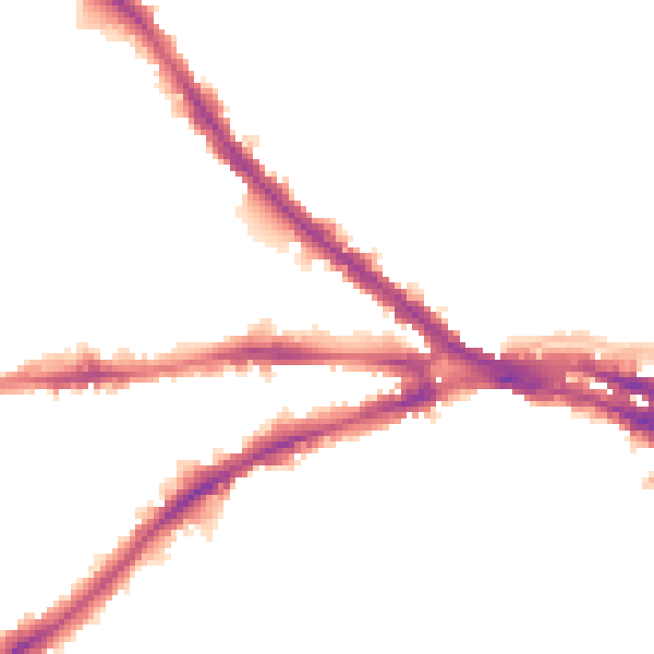 Night-time road noise heatmap for NG7 3GH