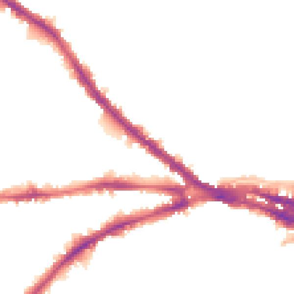 Night-time road noise heatmap for NG7 3JL