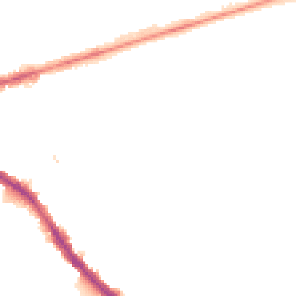 Night-time road noise heatmap for NG7 4BH