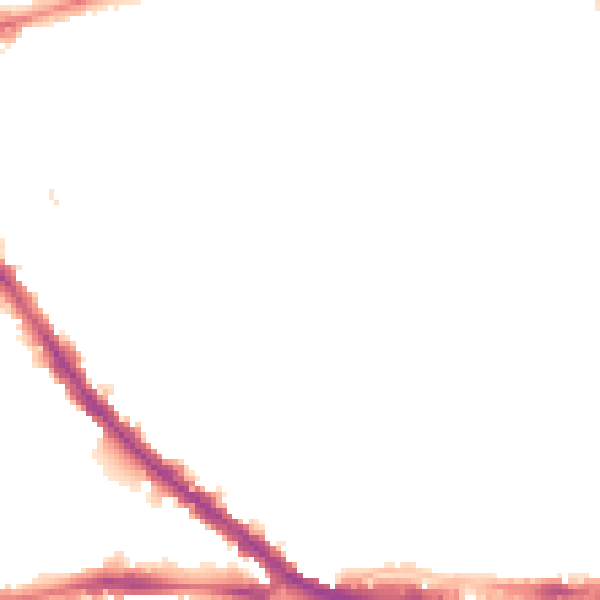 Night-time road noise heatmap for NG7 4DS
