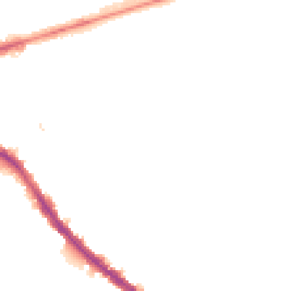 Night-time road noise heatmap for NG7 4DU