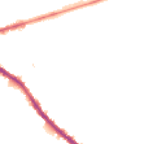 Night-time road noise heatmap for NG7 4EQ