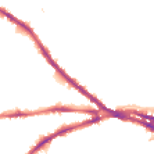 Night-time road noise heatmap for NG7 4FB