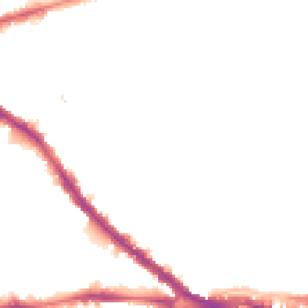 Night-time road noise heatmap for NG7 4FY