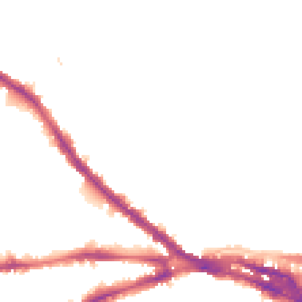 Night-time road noise heatmap for NG7 4GB