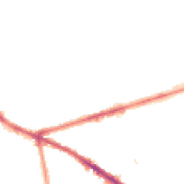 Night-time road noise heatmap for NG7 5EF