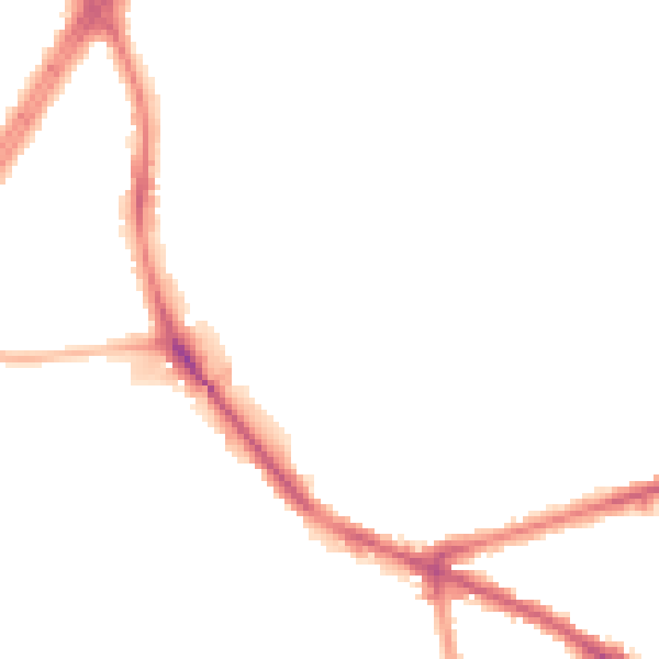 Night-time road noise heatmap for NG7 5NQ