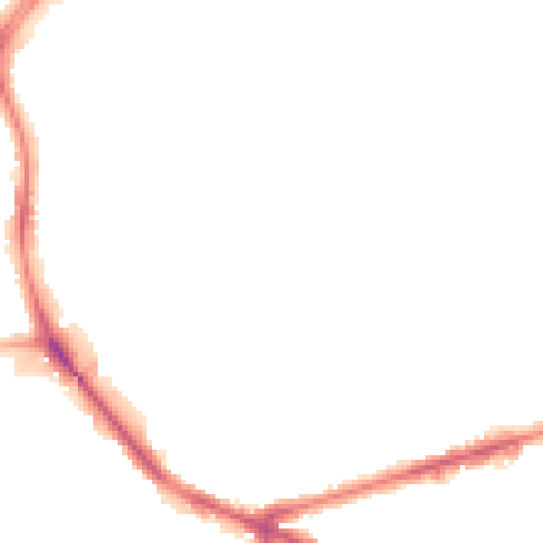 Night-time road noise heatmap for NG7 5PU