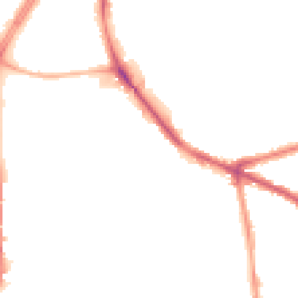 Night-time road noise heatmap for NG7 5RB