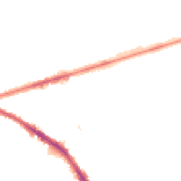 Night-time road noise heatmap for NG7 6AD