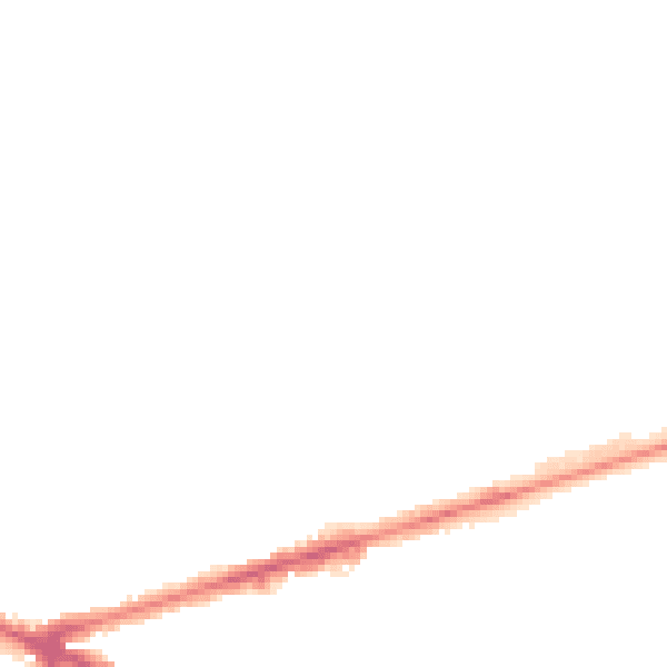 Night-time road noise heatmap for NG7 6FE