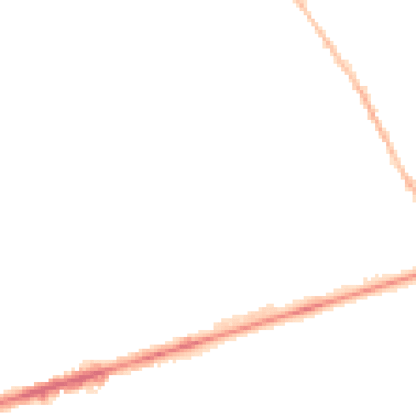 Night-time road noise heatmap for NG7 6HP