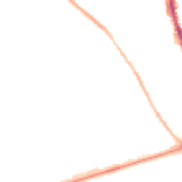 Night-time road noise heatmap for NG7 6HY