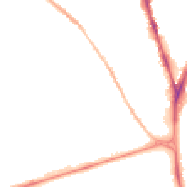 Night-time road noise heatmap for NG7 6HZ