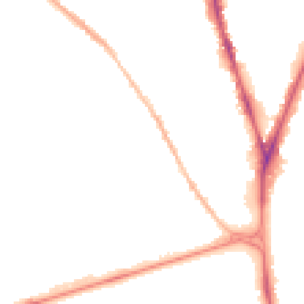 Night-time road noise heatmap for NG7 6JB