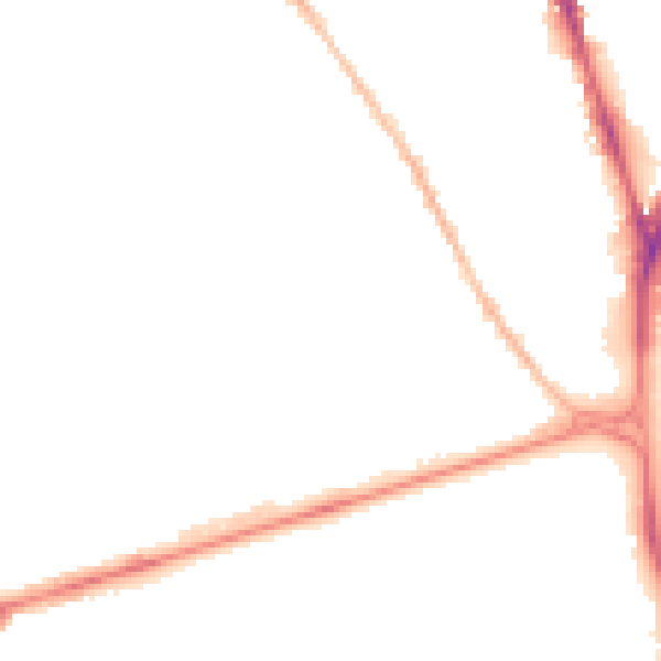 Night-time road noise heatmap for NG7 6LL