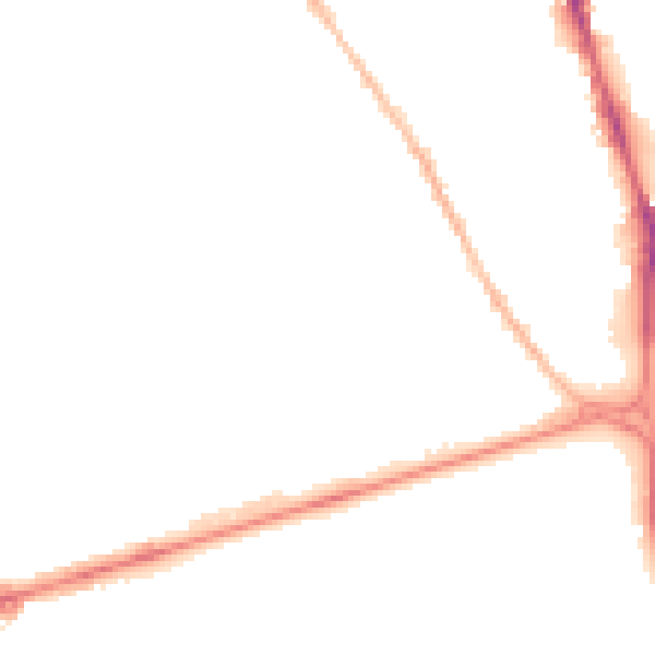 Night-time road noise heatmap for NG7 6LN