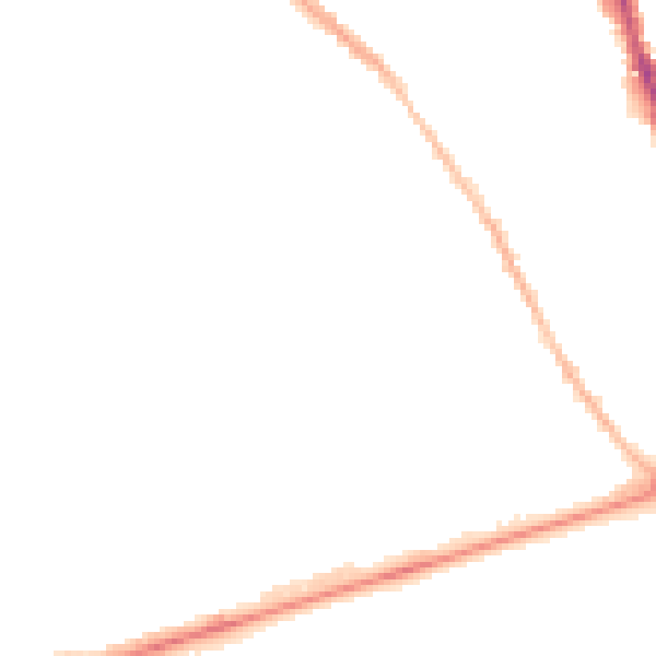Night-time road noise heatmap for NG7 6PU